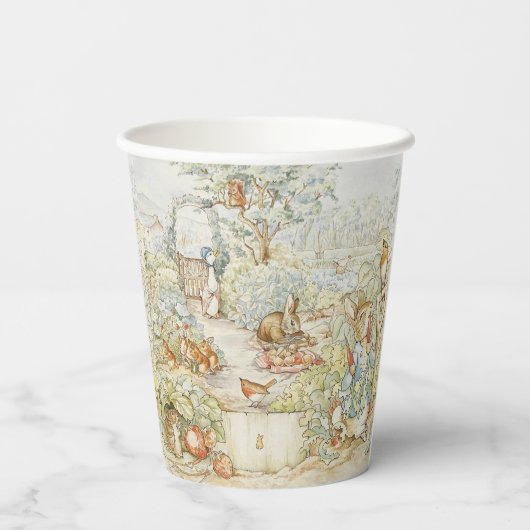Gobelets En Papier Peter the Rabbit Garden Histoire Anniversaire (Verso)