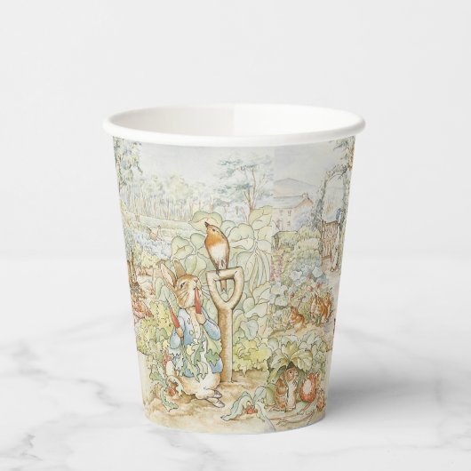 Gobelets En Papier Peter the Rabbit Garden Histoire Anniversaire (Gauche)