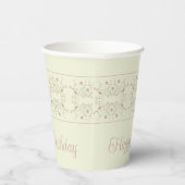 Gobelets En Papier Petit Accentuation Florale (Droite)