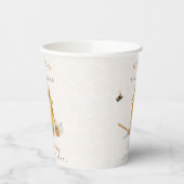Gobelets En Papier Petit Baby shower de miel doux (Gauche)