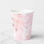 Gobelets En Papier Petit Baby shower Fille de Flamme de Neige (Droite)