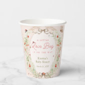 Gobelets En Papier Petit Bébé Boho Fête de Naissance (Verso)