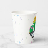 Gobelets En Papier Petit bébé dinosaure poubelle camion d'oeuf Annive (Droite)