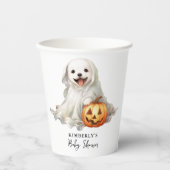 Gobelets En Papier Petit Boo Cute Halloween Simple Baby shower (Recto)