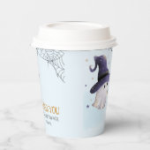 Gobelets En Papier Petit Boo Halloween fantôme garçon baby shower (Gauche)