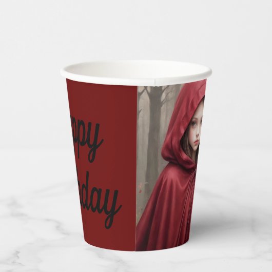 Gobelets En Papier Petit Chaperon Rouge (Droite)