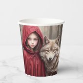 Gobelets En Papier Petit Chaperon Rouge (Recto)