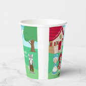 Gobelets En Papier Petit chaperon Rouge Filles de conte de Fairytale (Droite)
