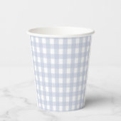 Gobelets En Papier Petit Citrouille Automne Pastel Bleu Premier Anniv (Verso)