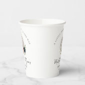 Gobelets En Papier Petit Citrouille En Route Baby shower (Gauche)