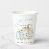 Gobelets En Papier Petit Citrouille Fall Boy Baby shower (Verso)