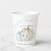Gobelets En Papier Petit Citrouille Fall Boy Baby shower (Recto)