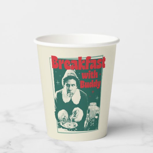 Gobelets En Papier Petit-Déjeuner Avec Buddy (Verso)