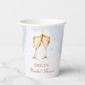 Gobelets En Papier Petit déjeuner champagnisé et douche de mariée pét (Recto)