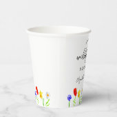 Gobelets En Papier Petit Fleur sauvage 1er anniversaire (Droite)