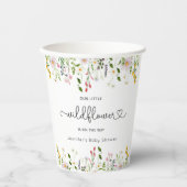 Gobelets En Papier Petit fleur sauvage en route baby shower (Recto)