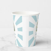 Gobelets En Papier Petit garçon citrouille bleu baby shower tasses en (Droite)