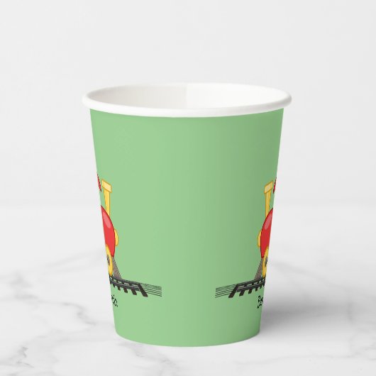 Gobelets En Papier Petit Red Engine Design Paper Cup (Gauche)