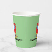 Gobelets En Papier Petit Red Engine Design Paper Cup (Droite)