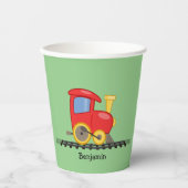 Gobelets En Papier Petit Red Engine Design Paper Cup (Recto)