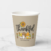 Gobelets En Papier Petite famille de tournesol (Recto)