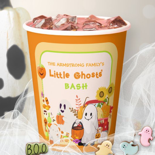 Gobelets En Papier Petite fête d'Halloween