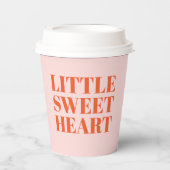 Gobelets En Papier Petite fille adorée premier anniversaire (Recto)