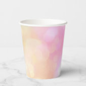 Gobelets En Papier Petite fille et canicule d'abricot (Verso)