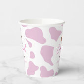 Gobelets En Papier Petite fille vaches Rodéo Rodéo Baby shower occide (Gauche)