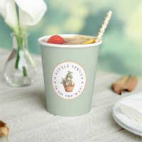 Petite pousse Baby Shower Vert Sauge