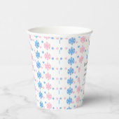 Gobelets En Papier Petite révélation de genre de flocon de neige (Droite)