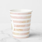 Gobelets En Papier Petites tasses Citrouilles roses Baby shower Autom (Gauche)