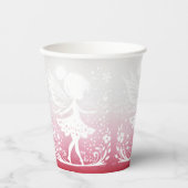 Gobelets En Papier Petites tasses de papier floral (Recto)