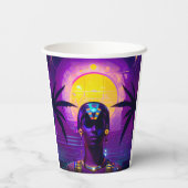 Gobelets En Papier Pharaon Synthwave (Verso)