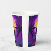 Gobelets En Papier Pharaon Synthwave (Gauche)