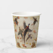 Gobelets En Papier Phéasants, Phéasants Pour Toujours (Recto)