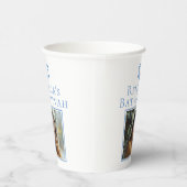 Gobelets En Papier Photo bat mitzvah Star bleue du parti David (Droite)