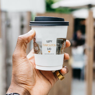 Gobelets En Papier Photo & Bon thanksgiving moderne Papa