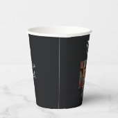 Gobelets En Papier Photo de Graduation de l'Emblème de Laurel Classy (Droite)