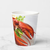 Gobelets En Papier Photo de homard (Verso)