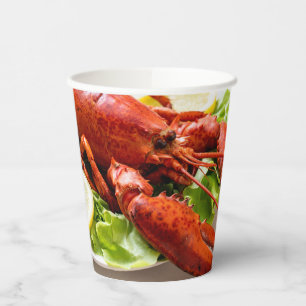 Gobelets En Papier Photo de homard