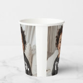 Gobelets En Papier Photo du 2e anniversaire - deux (Droite)