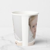 Gobelets En Papier Photo et Perosnalized Text pink (Droite)