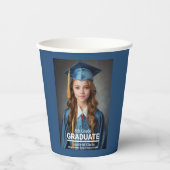 Gobelets En Papier Photo minimaliste 8e année (Recto)