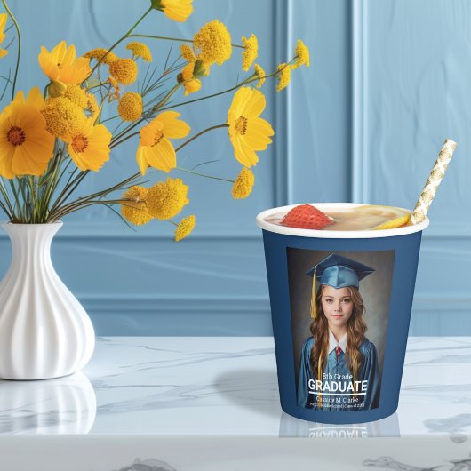 Gobelets En Papier Photo minimaliste 8e année