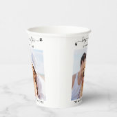 Gobelets En Papier Photo moderne joyeusement après le Mariage (Droite)