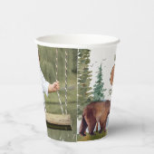 Gobelets En Papier Photo One Happy Camper Boys Anniversaire (Droite)