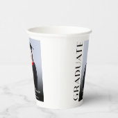 Gobelets En Papier Photo personnalisée Moderne Élégant Partie de Grad (Droite)