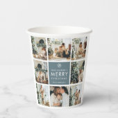 Gobelets En Papier Photos Multi Holiday | Merry Christmas | (Verso)