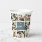 Gobelets En Papier Photos Multi Holiday | Merry Christmas | (Recto)